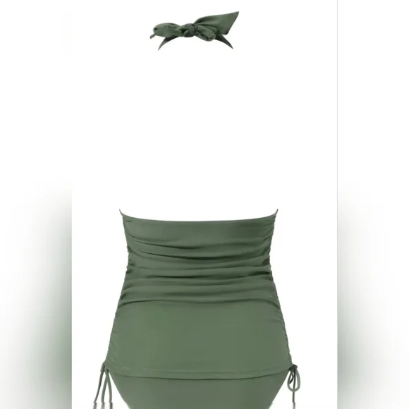 SOLD SUUKSESS Halter Tankini Bathingsuit #413 - Picture 5 of 15